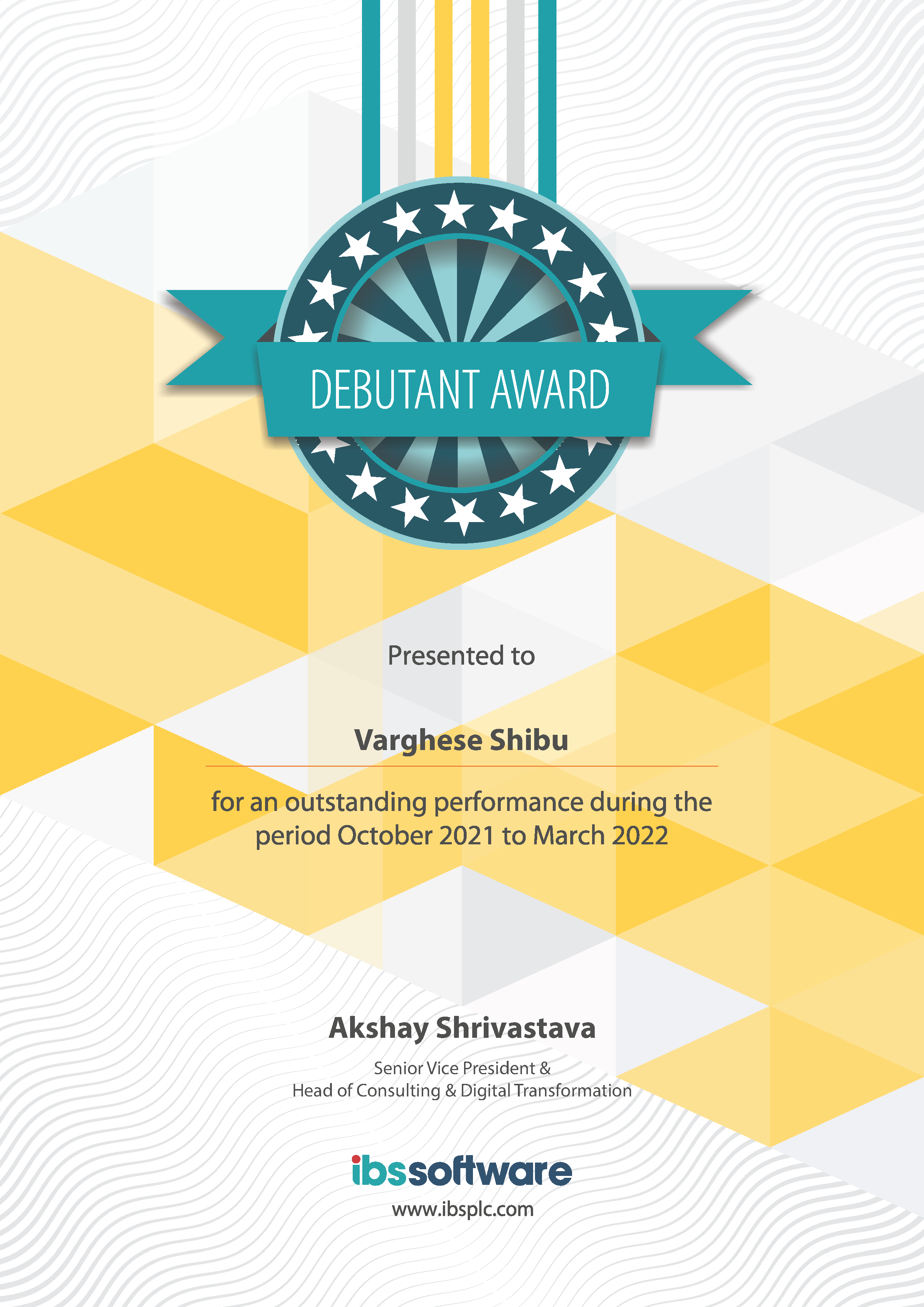 Certificate 1
